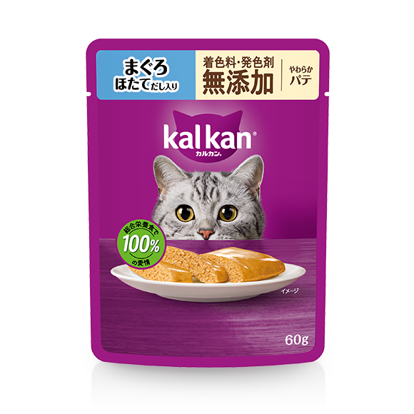  パウチタイプ やわらかパテ まぐろ ほたてだし入り